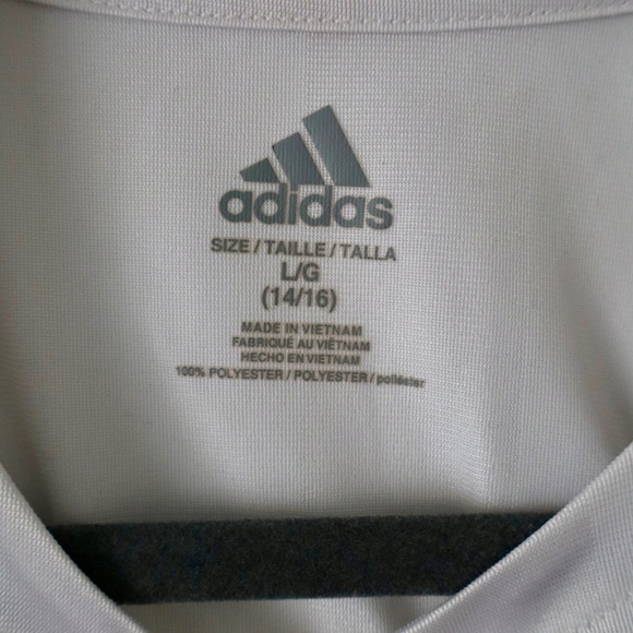 Adidas Jersey White Size Large - Picture 3 of 5